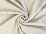 Velvet fabrics velours côtelé crème