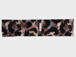 Stretch jersey headband  watercolor leopard