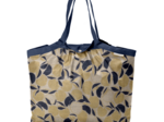 Pleated tote bag - Medium size citrons dorés