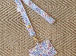 Lanyard necklace comptine enchantée rose