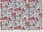 Cotton fabric ex2231 multicolored paisley
