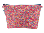 Cosmetic bag with flap cocktail de fleurs