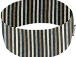 Stretch jersey headband  rayé noir gris beige f0