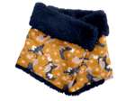 Children fur scarf snood coton d'or