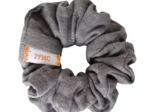 Small scrunchie gaze pailletée gris anthracite