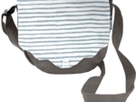 Rabat besace petit nuage striped blue gray glitter