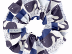 Scrunchie baleino bleu