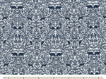 Coupon tissu 50 cm scandinave navy blue