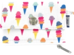 zipper pouch card purse ice cream