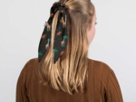 Short tail scrunchie palma girafe