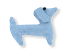 Basset hound hair clip oxford blue