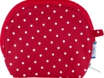 gusset coin purse red spots