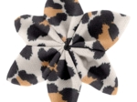 Star flower hairslide leopard