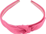 bow headband glittery pink