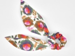 Short tail scrunchie fleur de thé
