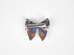 Mini bow tie clip monet lilas