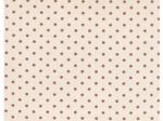 Cotton fabric ex2657 pois écru chocolat
