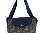 Tote bag with a zip fireflies