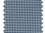 Cotton fabric navy blue gingham