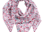 Pom pom scarf rose grenadine