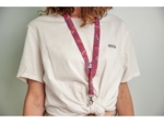 Lanyard necklace badiane framboise