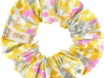 Small scrunchie mimosa jaune rose