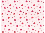 Coupon tissu 50 cm ex2306 red hearts