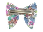 Mini bow tie clip pastel fleuri