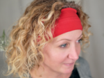 Jersey Twisted Headband red