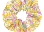 Scrunchie mimosa jaune rose