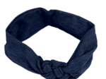Bandeaux jersey tressé adulte bleu marine