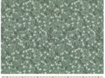 Cotton fabric ex2221 green flowering twig