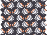 Cotton fabric 1001 poissons