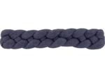 Plait hair slide light denim