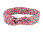 Wire headband retro cocktail de fleurs