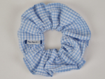Scrunchie sky blue gingham