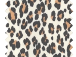 Coupon tissu enduit de 35cm  leopard