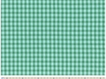 Coated fabric green mint gingham