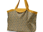 Tote bag with a zip aniseed star