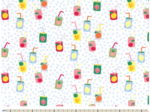 Cotton fabric soda pop