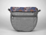 Flap of small shoulder bag monet lilas