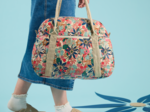 Bowling bag  cerise en fleur
