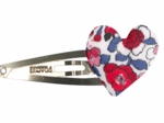 Heart hair-clips rouge corolle
