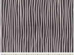 Coated fabric striped  ivory navy
