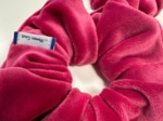 Scrunchie fuchsia velvet