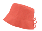 Sun hat adjustable-size T2 gaze dentelle corail