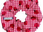 Scrunchie ladybird gingham