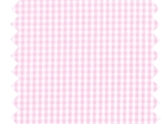 35cm coated fabric coupon pink gingham