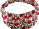 Headscarf headband- Baby size poppy