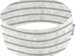 Stretch jersey headband    rayure grise pailleté